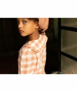 Outlet 🌟 Checked Frill Blouse Dusty Pink Emile et Ida Fashion Baby, Children ⭐ -Outlet Kids' Fashion Store checked frill blouse dusty pink emile et ida fashion baby children 4