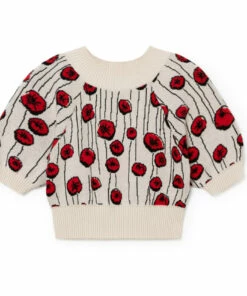Deals 🔥 Chelsea Organic Cotton Jumper Ecru Little Creative Factory Fashion Teen, Children 😍