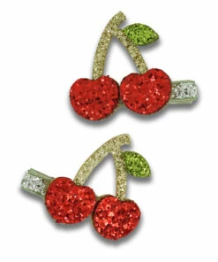 Cheap 😍 Cherry Hair Clip Red Milk x Soda Fashion Children 🎉