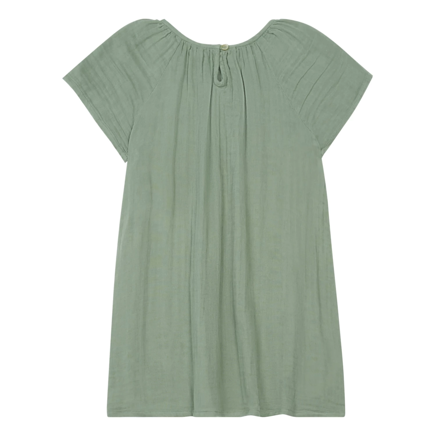 Promo 😀 Clara Organic Cotton 👗 Dress Green clay Numero 74 Fashion Children 🔥 3 Promo 😀 Clara Organic Cotton 👗 Dress Green clay Numero 74 Fashion Children 🔥 - Image 3