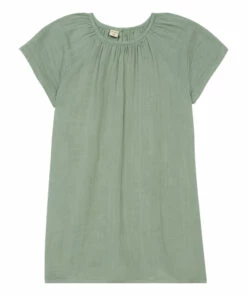 Promo 😀 Clara Organic Cotton 👗 Dress Green clay Numero 74 Fashion Children 🔥