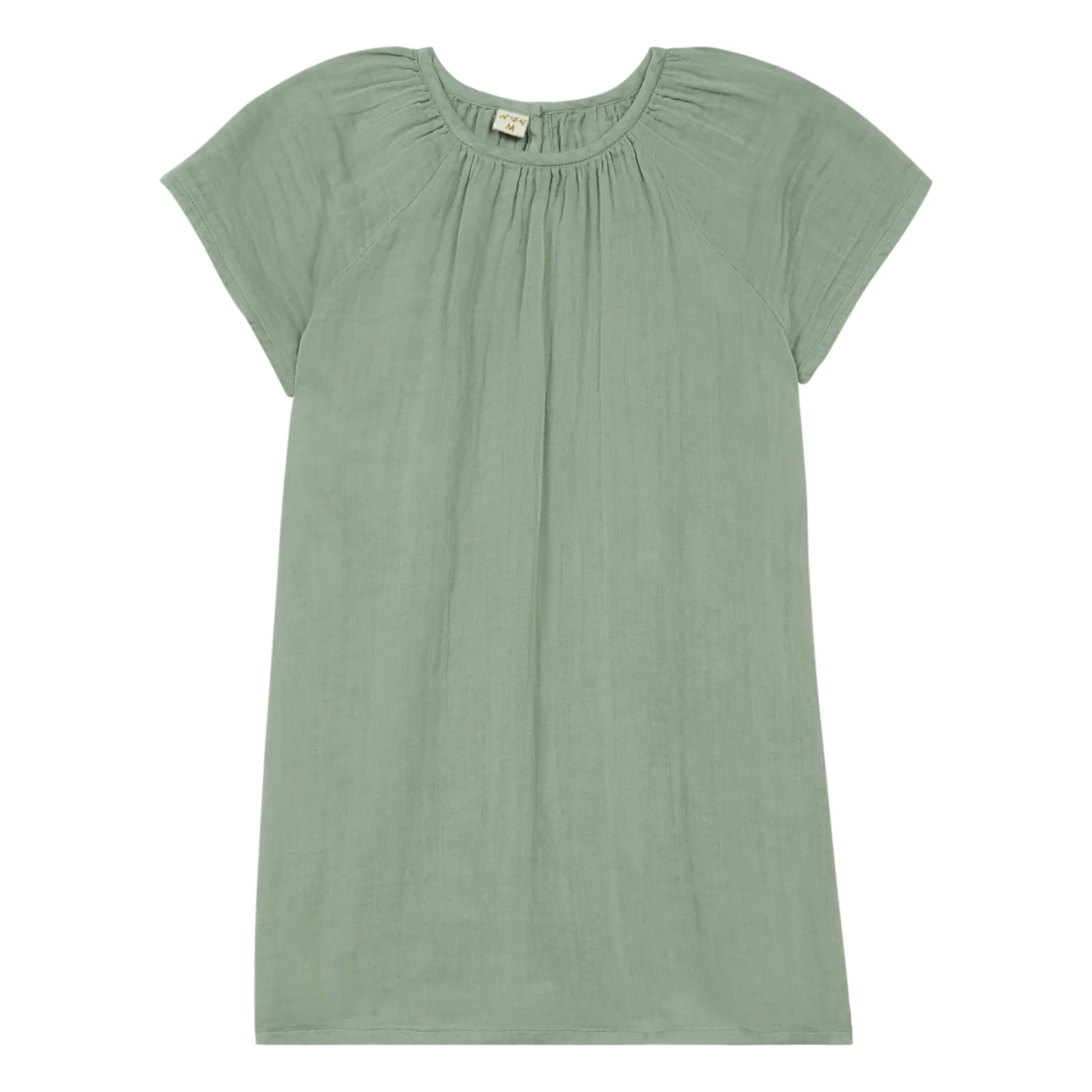 Promo 😀 Clara Organic Cotton 👗 Dress Green clay Numero 74 Fashion Children 🔥 1 Promo 😀 Clara Organic Cotton 👗 Dress Green clay Numero 74 Fashion Children 🔥