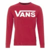 Discount 😀 Classic Sweatshirt Dark red Vans Fashion Teen, Children ✔️