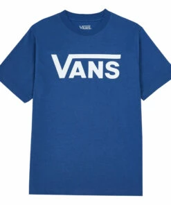 Hot Sale 🤩 Classic T-shirt Blue Vans Fashion Teen, Children ✨