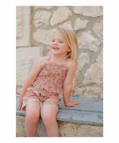 Coupon 😀 Clemoune Organic Cotton Shorts Pink Louise Misha Fashion Teen, Children 🔔 -Outlet Kids' Fashion Store clemoune organic cotton shorts pink louise misha fashion teen children 1