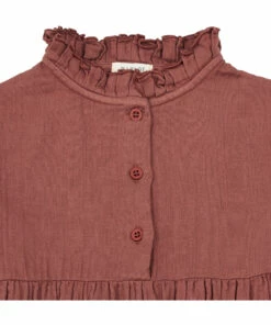 Hot Sale ✨ Clochette Cotton Muslin Nightgown Brick red Marlot Paris Fashion Children 🧨 -Outlet Kids' Fashion Store clochette cotton muslin nightgown brick red marlot paris fashion children 7