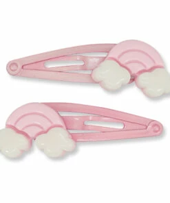 Deals ✔️ Cloud Hair Clips Pale pink Milk x Soda Fashion Children 🛒