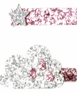 Hot Sale ๐คฉ Cloud Hair Slides Silver Milk x Soda Fashion Children โ๏ธ