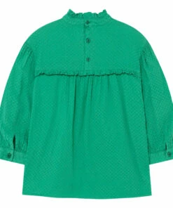 Buy ⭐ Cockatoo Textured Blouse Green The Animals Observatory Fashion Children 🎉 -Outlet Kids' Fashion Store cockatoo textured blouse green the animals observatory fashion children 3