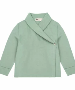 Cheapest 🎁 Cocoon Organic Cotton Jacket Green water Risu Risu Fashion Teen, Children ✔️