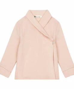 New ⌛ Cocoon Organic Cotton Polar Jacket Pale pink Risu Risu Fashion Teen, Children 🧨