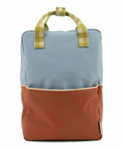 Outlet ⭐ Colour Blocking Backpack Blue Sticky Lemon Fashion Teen, Children ⭐