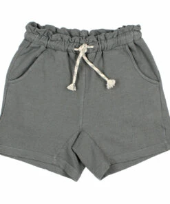 Best reviews of 🔥 Cotton and Linen Fleece Shorts Grey Búho Fashion Children 💯