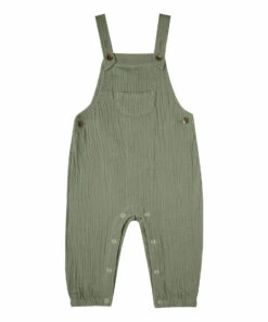 Best Pirce 🎁 Cotton Crepe Striped Overalls Khaki Rylee + Cru Fashion Baby, Children 🛒