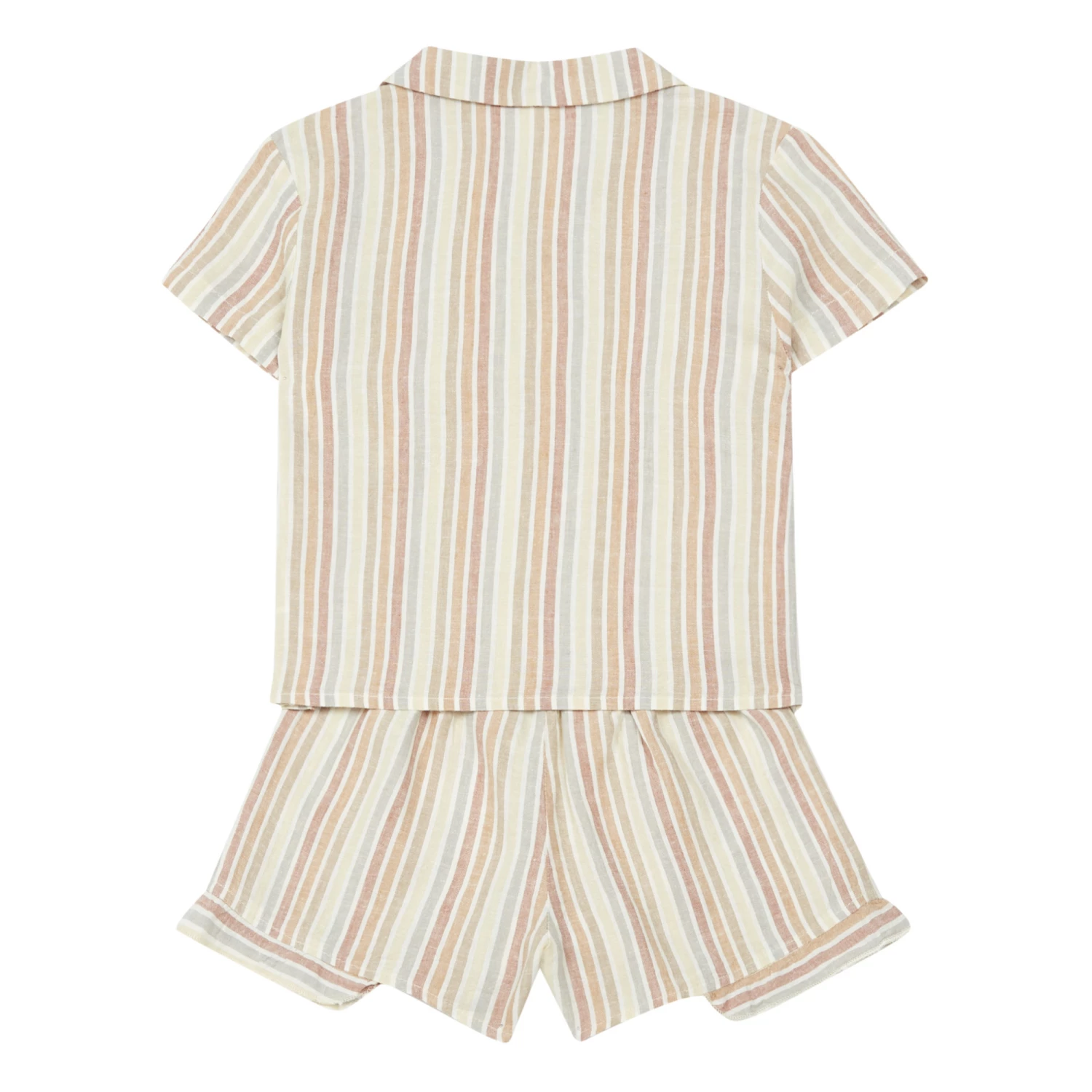 Best Sale π Cotton Crepe Striped Top & Bottom Pyjama Set Yellow Rylee + Cru Fashion Children π 3 Best Sale π Cotton Crepe Striped Top & Bottom Pyjama Set Yellow Rylee + Cru Fashion Children π - Image 3