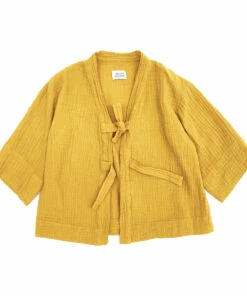 Best reviews of 🧨 Cotton Muslin Kimono Jacket Yellow Longlivethequeen Fashion Teen, Children 🎉
