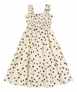 Best reviews of ✨ Cotton Muslin Polka Dot 👗 Dress Ecru Búho Fashion Children 👏 -Outlet Kids' Fashion Store cotton muslin polka dot dress ecru b uacute ho fashion children 4