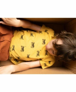 Deals ⭐ Cotton Muslin Trousers Caramel Emile et Ida Fashion Children 🔔 -Outlet Kids' Fashion Store cotton muslin trousers caramel emile et ida fashion children 2