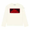 Budget 🎁 Cotton T-shirt Ecru Moncler Fashion Teen, Children 🤩