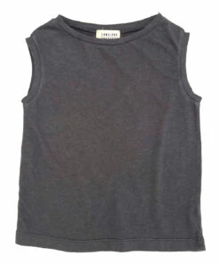 Outlet 🧨 Cotton Tank Top Black Longlivethequeen Fashion Teen, Children ⌛