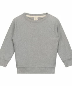 Outlet 🔔 Crewneck Organic Cotton Sweatshirt Grey Gray Label Fashion Children 💯