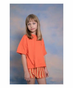New ✔️ Crop Top Orange Repose AMS Fashion Teen, Children 👍 -Outlet Kids' Fashion Store crop topcrop top orange repose ams fashion teen children 2