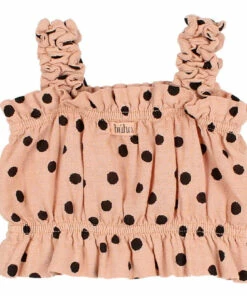 Wholesale 🔔 Cropped Organic Cotton Muslin Polka Dot Top Dusty Pink Búho Fashion Children 💯 -Outlet Kids' Fashion Store cropped organic cotton muslin polka dot top dusty pink b uacute ho fashion children 3
