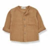 Outlet 😍 Custo Double Cotton Muslin Shirt Chocolate 1+ in the family Fashion Baby, Children 🌟