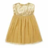 Best deal 🔥 Dalida Tulle and Sequin 👗 Dress - ❄ Christmas Collection - Gold Bonton Fashion Children ✔️