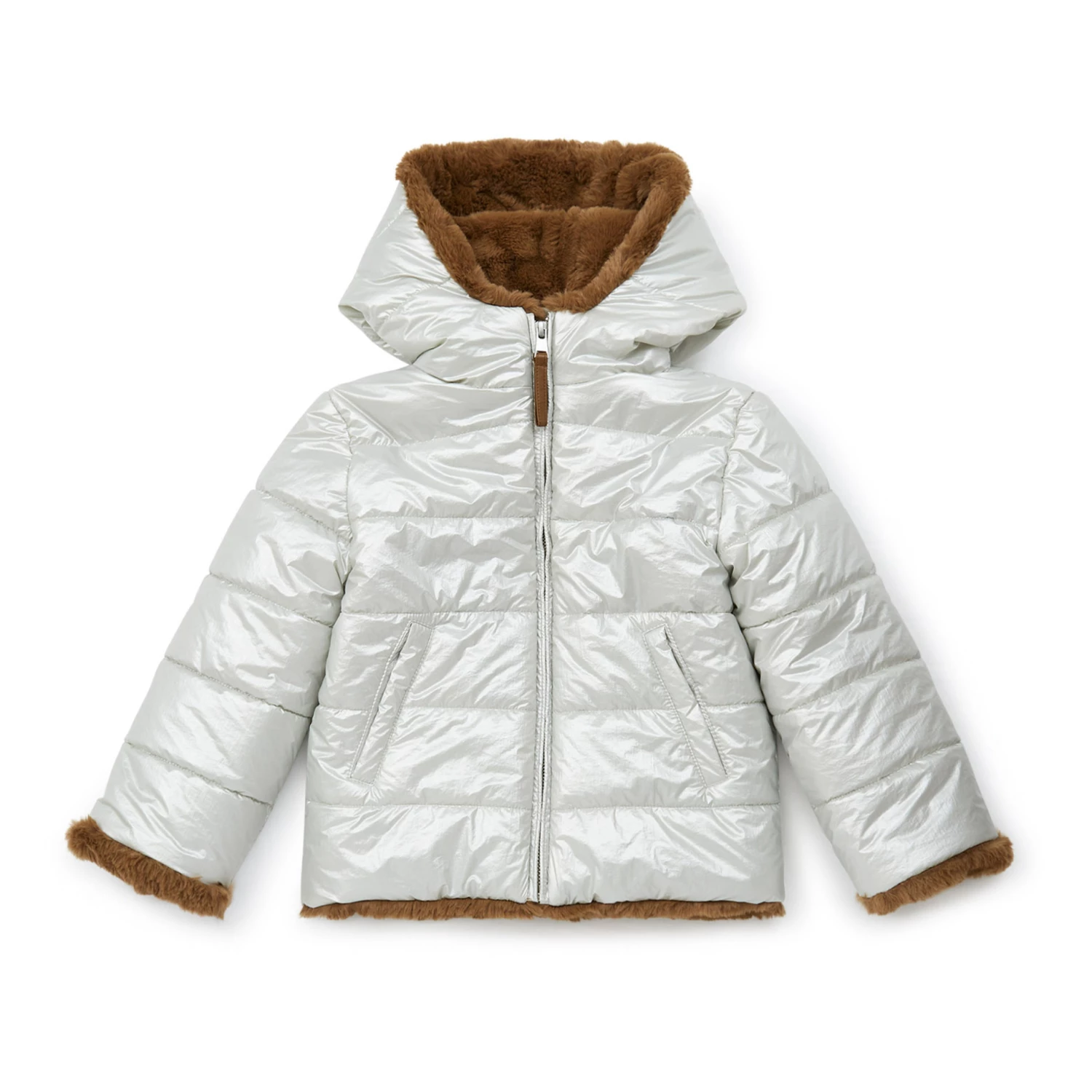 Brand new ๐ Darry Fur-Lined Down Jacket Silver Bonton Fashion Children ๐ 1 Brand new ๐ Darry Fur-Lined Down Jacket Silver Bonton Fashion Children ๐
