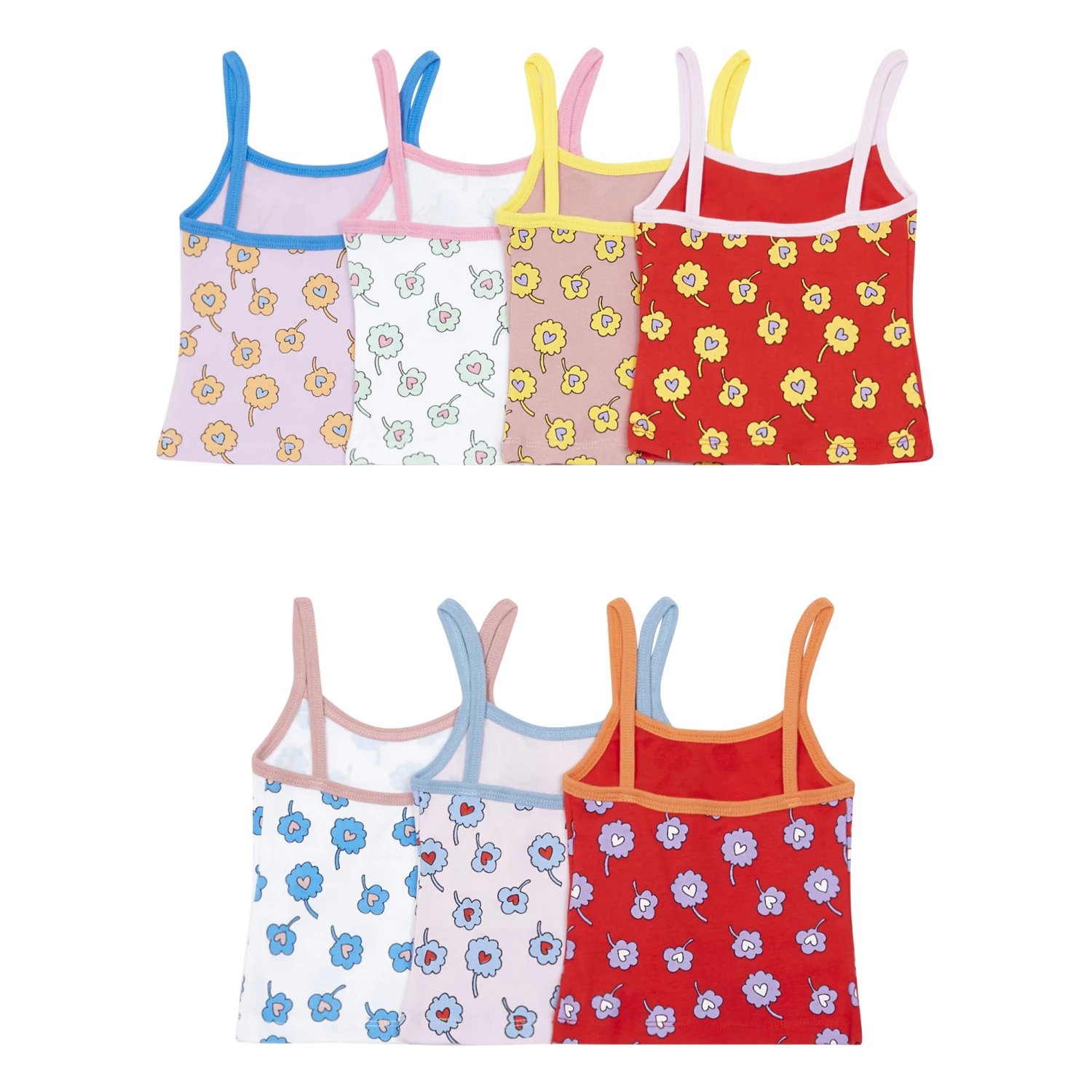 Cheapest 🔔 Day of the Week Vest Tops, Organic Cotton Pink Stella McCartney Kids Fashion Children 🛒 2 Cheapest 🔔 Day of the Week Vest Tops, Organic Cotton Pink Stella McCartney Kids Fashion Children 🛒 - Image 2