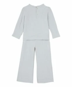 Cheapest ๐ Deli Organic Cotton Muslin Pyjamas Light grey Risu Risu Fashion Teen, Children ๐