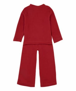 Promo ⭐ Deli Organic Cotton Muslin Pyjamas Red Risu Risu Fashion Teen, Children 🌟 -Outlet Kids' Fashion Store deli organic cotton muslin pyjamas red risu risu fashion teen children 3