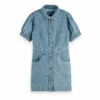 Best deal ⭐ Denim 👗 Dress Blue Scotch & Soda Fashion Teen, Children ⌛