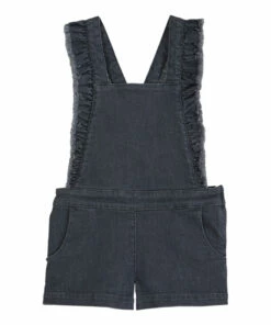 Buy 👏 Denim Frill Overalls Grey blue Emile et Ida Fashion Children ✔️