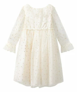 Top 10 👍 Diademe Tulle 👗 Dress - 🎄 Christmas Collection - Ecru Bonpoint Fashion Children 🤩