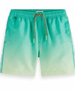 Budget 🌟 Dip-dye Swim Trunks Turquoise Scotch & Soda Fashion Teen, Children ⭐