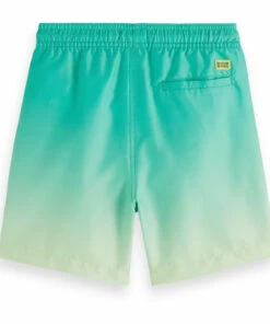 Budget 🌟 Dip-dye Swim Trunks Turquoise Scotch & Soda Fashion Teen, Children ⭐ -Outlet Kids' Fashion Store dip dye swim trunks turquoise scotch soda fashion teen children 3