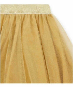 Deals 💯 Doli Tulle Skirt - ❄ Christmas Collection - Gold Bonton Fashion Children 🎁 -Outlet Kids' Fashion Store doli tulle skirt christmas collection gold bonton fashion children 2