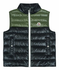 Wholesale ⌛ Domet Puffer Vest Black Moncler Fashion Teen, Children ✔️
