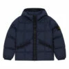 Budget ✔️ Down Jacket Navy blue Stone Island Fashion Teen, Children 😀