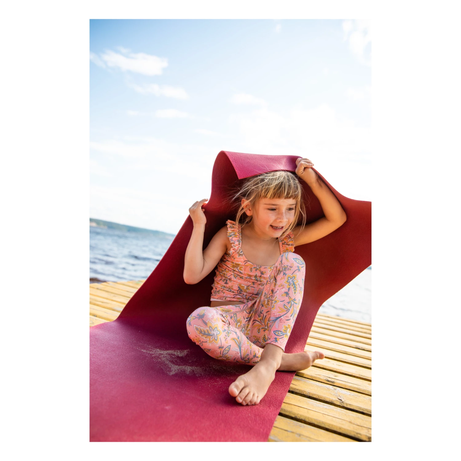 Wholesale 🎁 Duania Recycled Nylon Sports Leggings Pink Louise Misha Fashion Teen, Children ⌛ 3 Wholesale 🎁 Duania Recycled Nylon Sports Leggings Pink Louise Misha Fashion Teen, Children ⌛ - Image 3