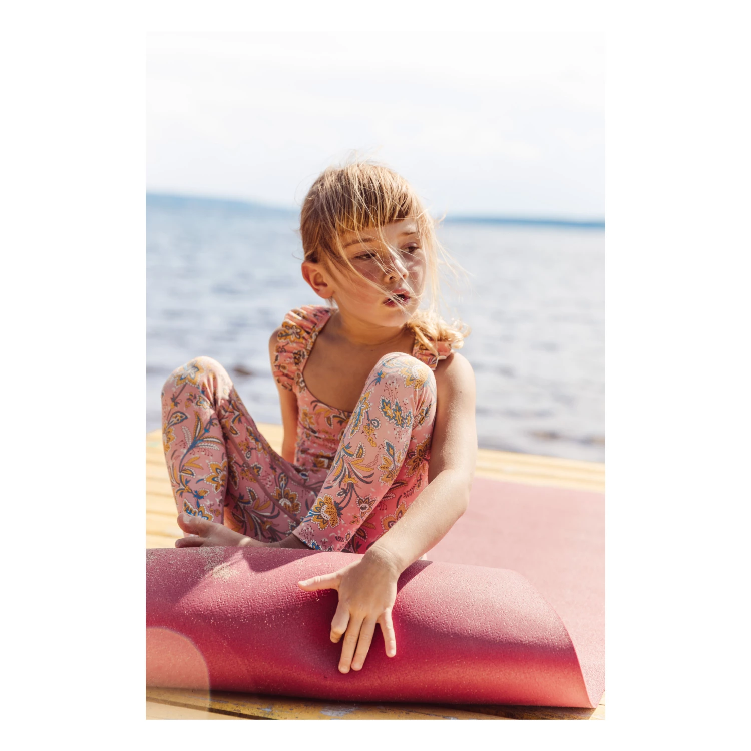 Wholesale 🎁 Duania Recycled Nylon Sports Leggings Pink Louise Misha Fashion Teen, Children ⌛ 4 Wholesale 🎁 Duania Recycled Nylon Sports Leggings Pink Louise Misha Fashion Teen, Children ⌛ - Image 4