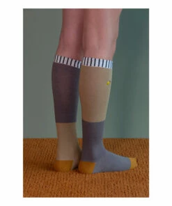 Hot Sale 🔔 Duotone Long 🧦 Socks Green Sticky Lemon Fashion Children 👏 -Outlet Kids' Fashion Store duotone long socks green sticky lemon fashion children 2