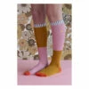 Cheapest 😍 Duotone Long 🧦 Socks Pink Sticky Lemon Fashion Children 🌟
