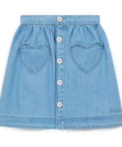 Budget 🤩 Eden Lightweight Denim Skirt Denim blue Bonton Fashion Children 🎉