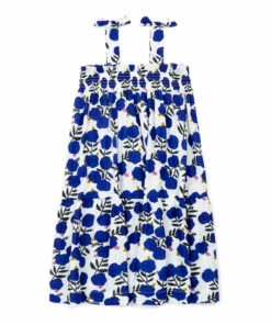 Flash Sale 😍 Elaine Organic Cotton Muslin 👗 Dress Blue Bonton Fashion Children 😀 -Outlet Kids' Fashion Store elaine organic cotton muslin dress blue bonton fashion children 3