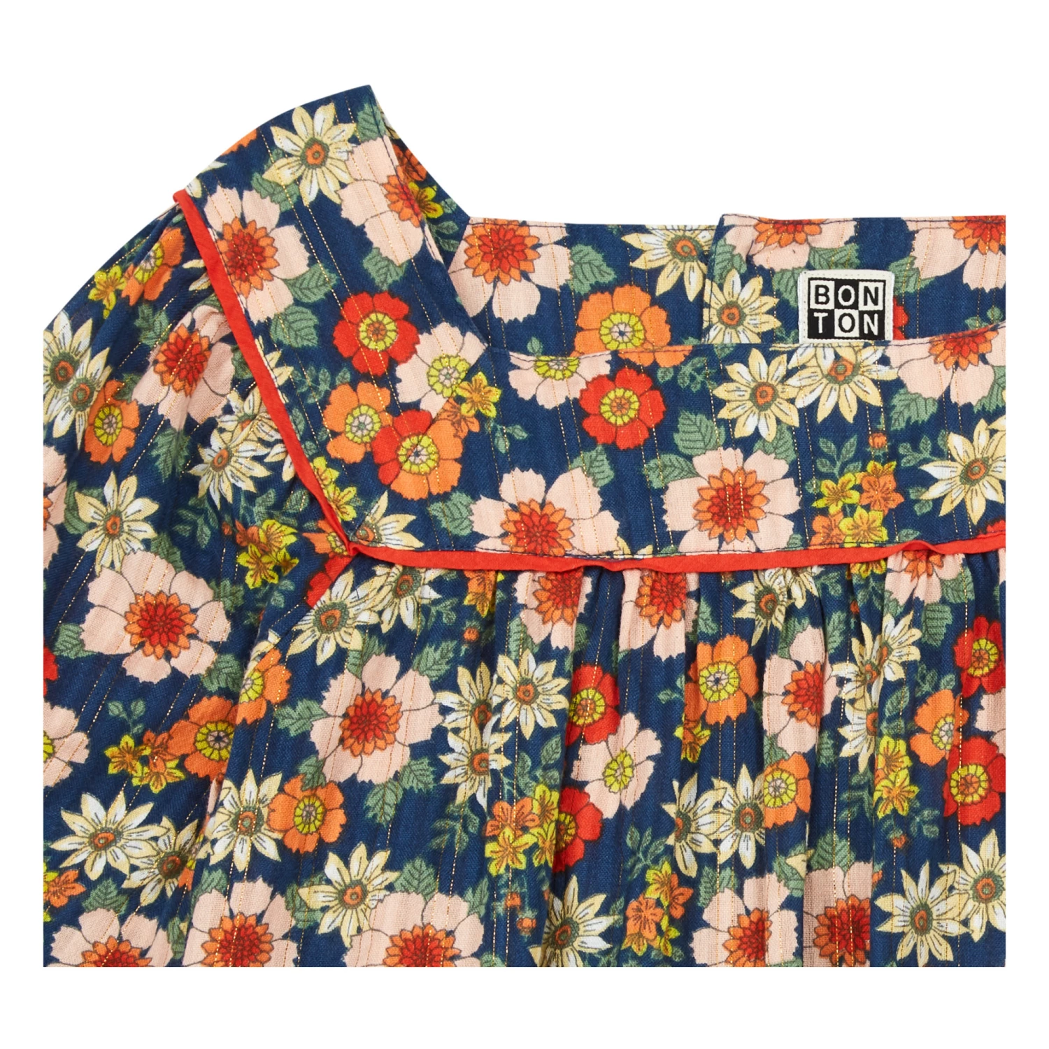 Top 10 ๐คฉ Elisha Flower Blouse Navy blue Bonton Fashion Children ๐คฉ 2 Top 10 ๐คฉ Elisha Flower Blouse Navy blue Bonton Fashion Children ๐คฉ - Image 2