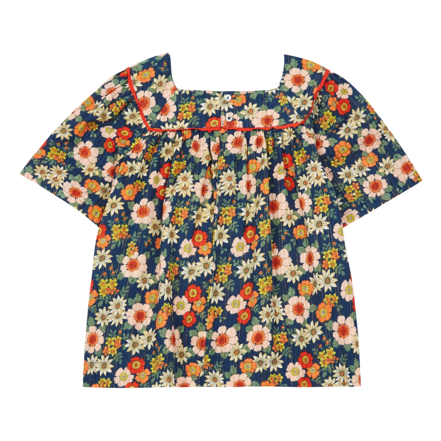 Top 10 ๐คฉ Elisha Flower Blouse Navy blue Bonton Fashion Children ๐คฉ 3 Top 10 ๐คฉ Elisha Flower Blouse Navy blue Bonton Fashion Children ๐คฉ - Image 3