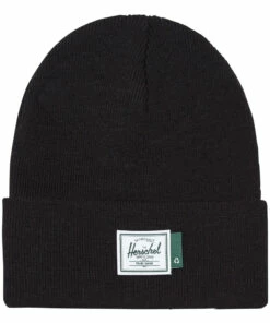 Best Pirce ✨ Elmer Recycled Polyamide Beanie Black Herschel Fashion Teen, Children 🧨